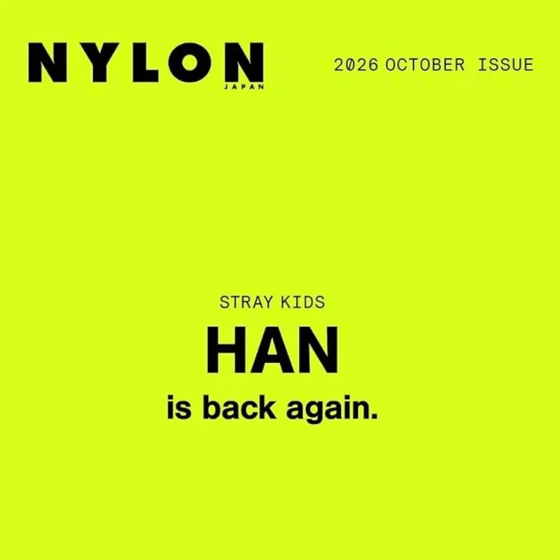 HAN (STRAY KIDS) - NYLON JAPAN (OCTOBER 2026)