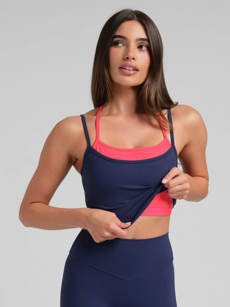 ComfrtCore™ Double Layer Crop Tank