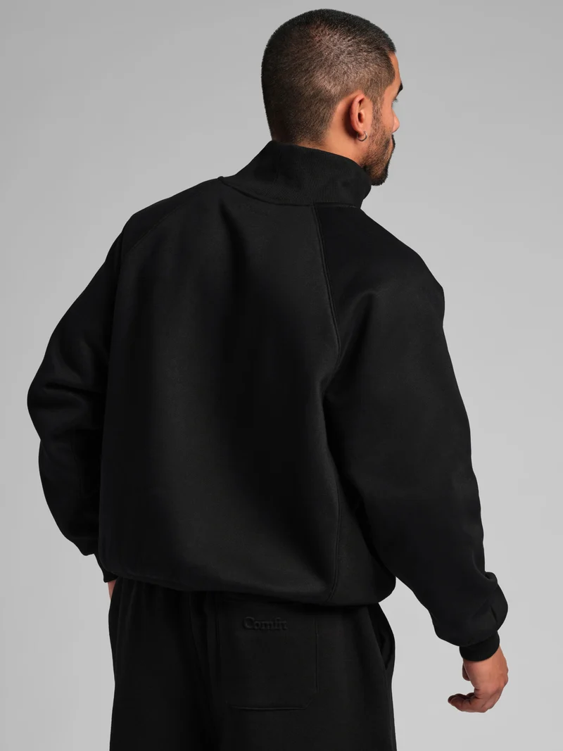 Basic Mock Neck Sweatshirt