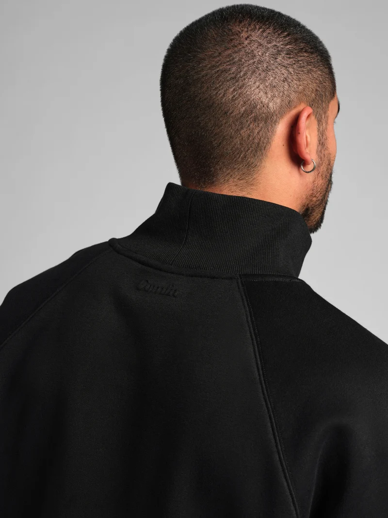 Basic Mock Neck Sweatshirt