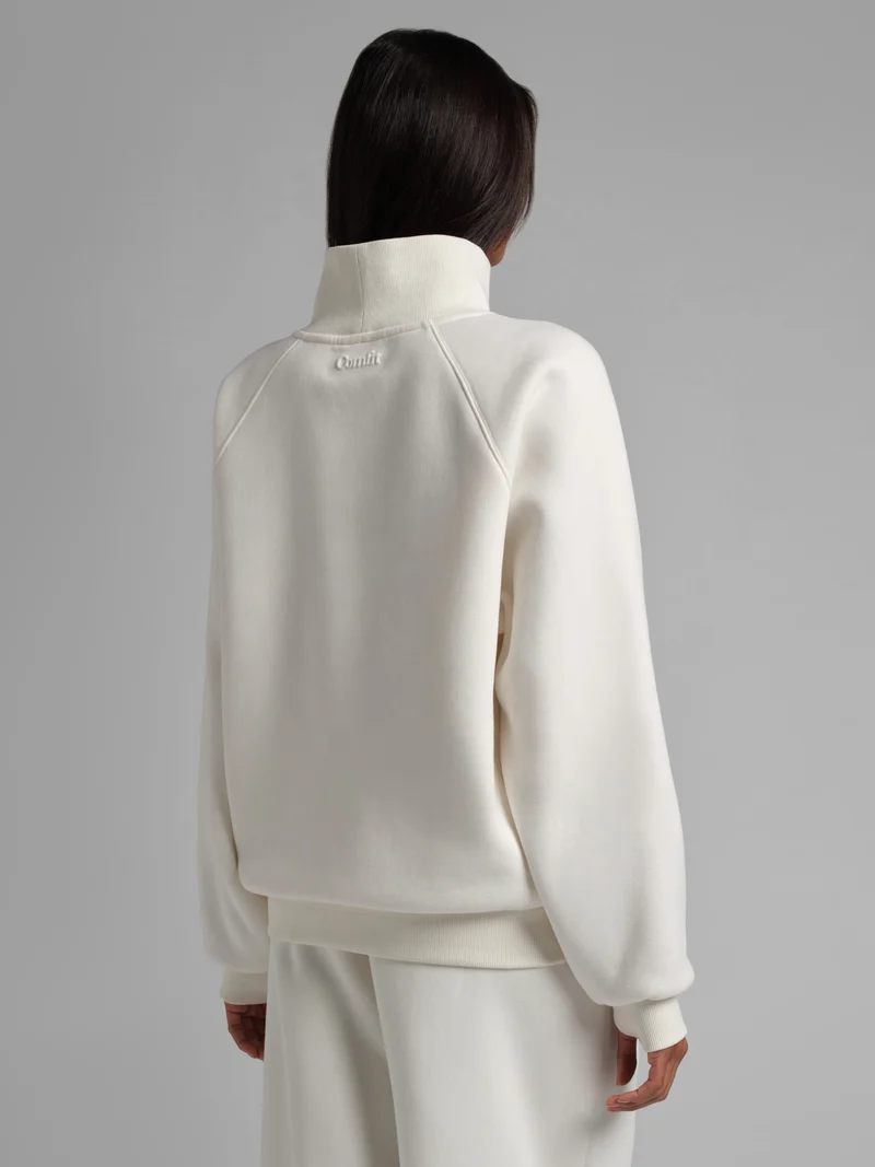 Basic Mock Neck Sweatshirt