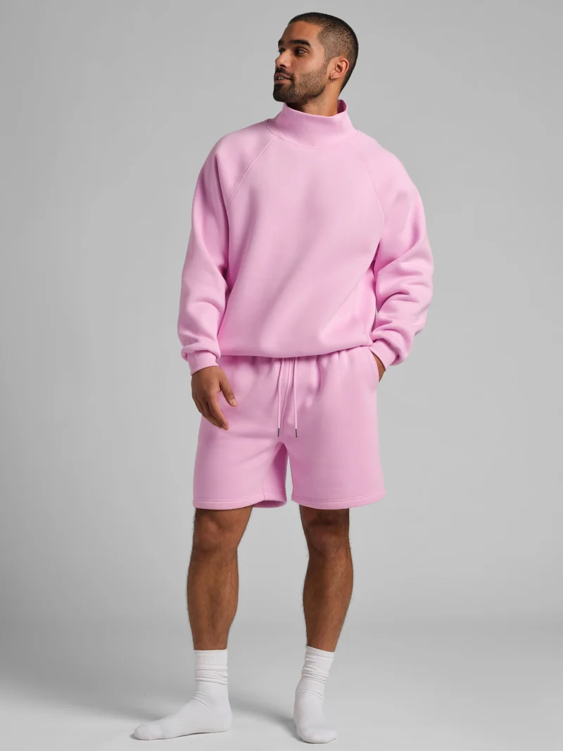 Basic Mock Neck Sweatshirt