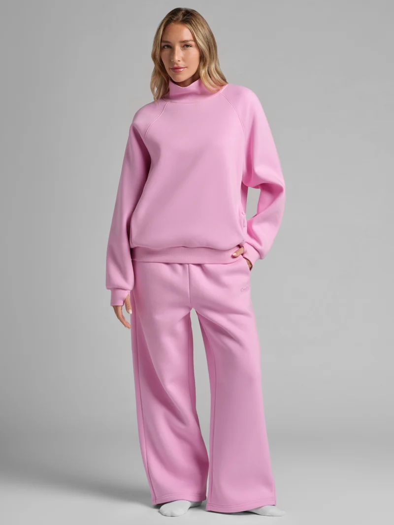 Basic Mock Neck Sweatshirt