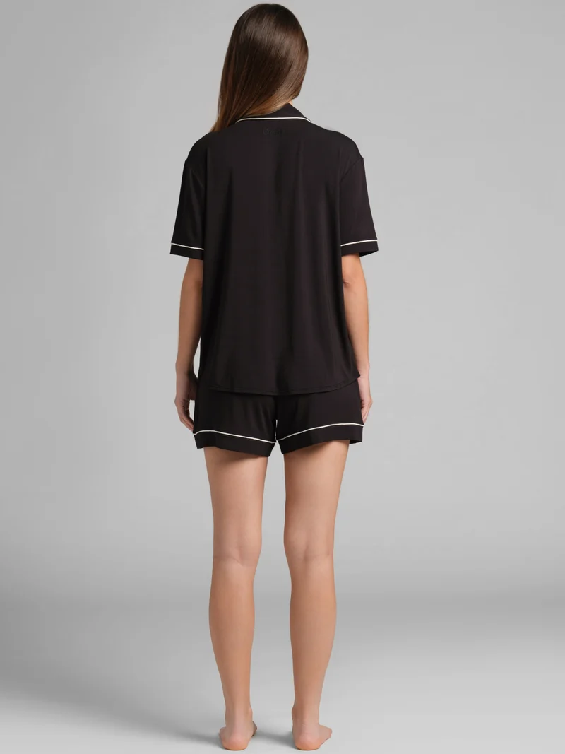 Luna Lounge Short Sleeve Short PJ Set - Pre Order