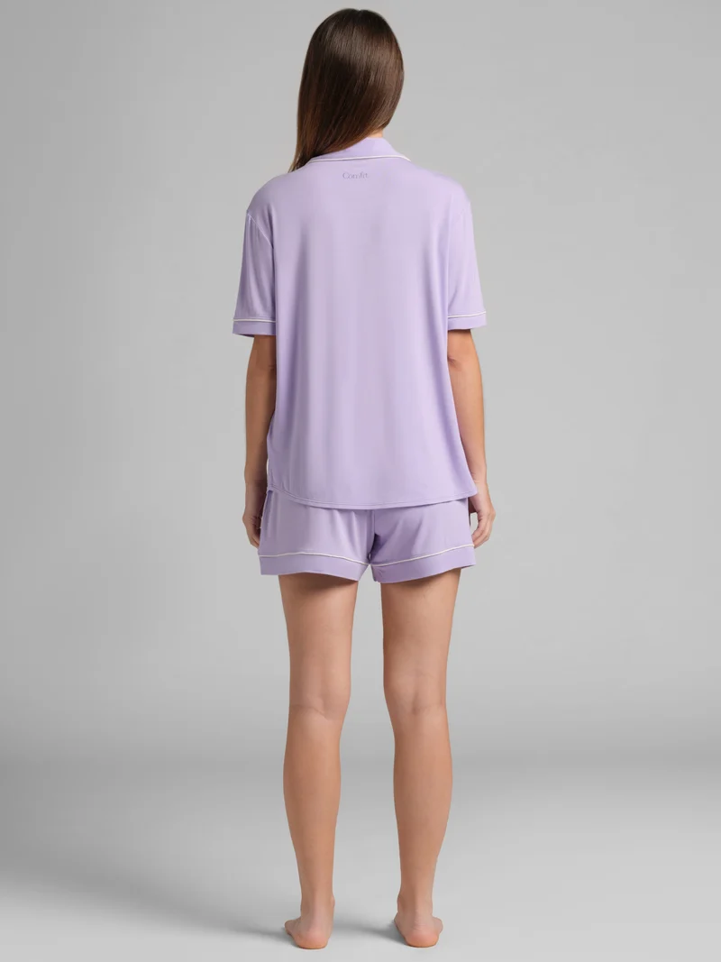 Luna Lounge Short Sleeve Short PJ Set - Pre Order