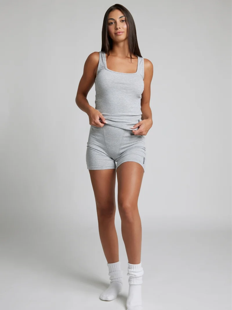 Rib Contour Waist Length Tank - Pre Order