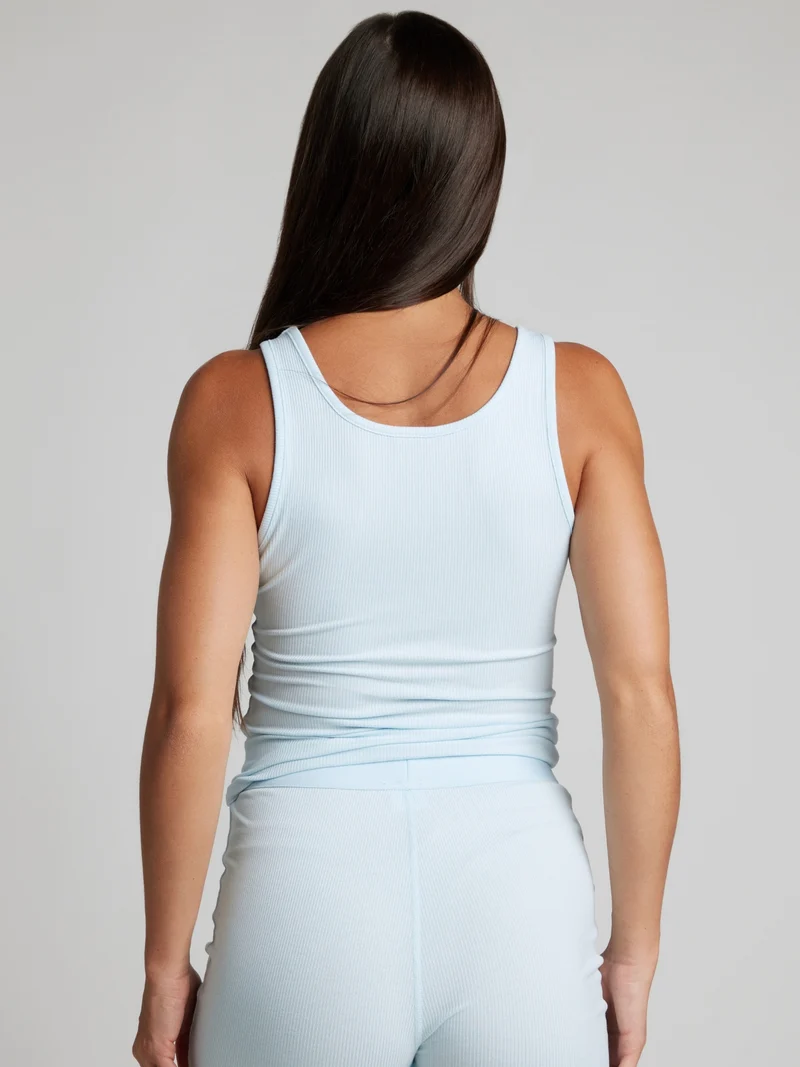 Rib Contour Waist Length Tank - Pre Order