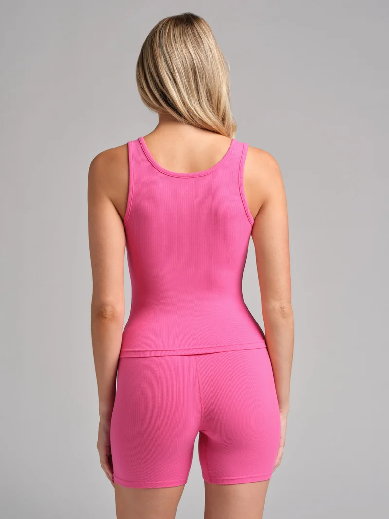 Rib Contour Waist Length Tank - Pre Order