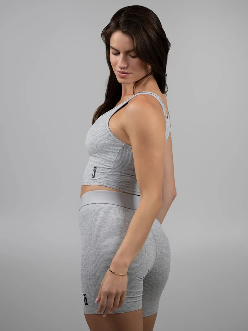 Rib Contour Crop Tank - Pre Order