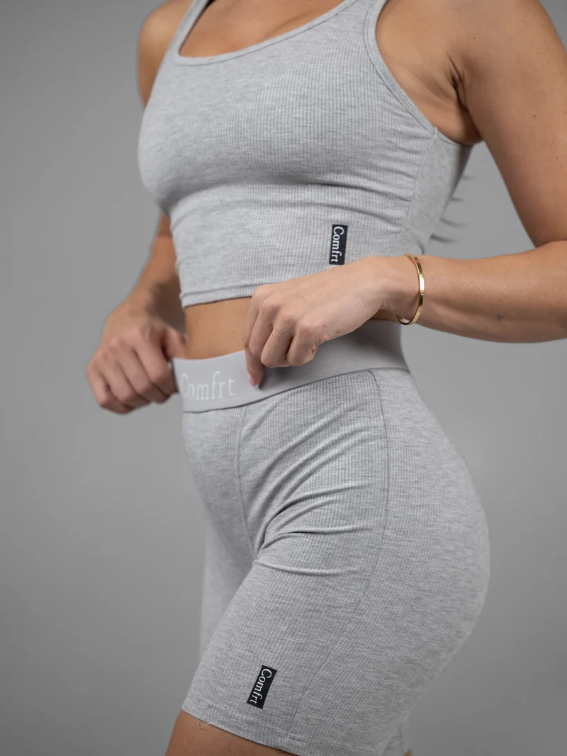Rib Contour Crop Tank - Pre Order