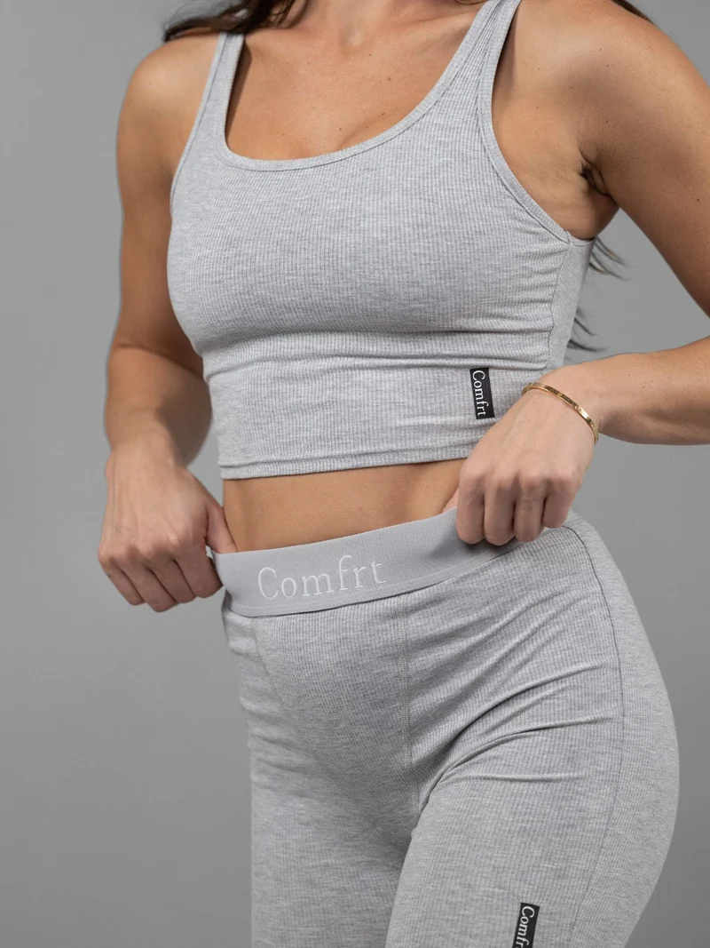 Rib Contour Crop Tank - Pre Order