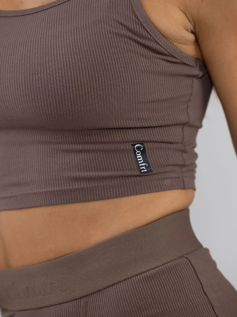 Rib Contour Crop Tank - Pre Order