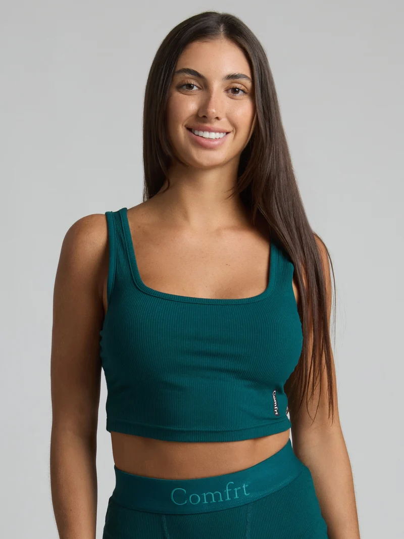 Rib Contour Crop Tank - Pre Order