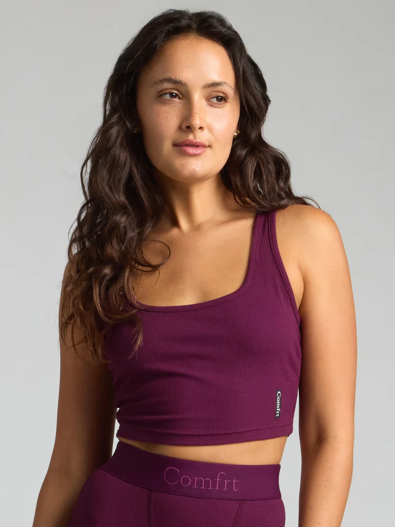 Rib Contour Crop Tank - Pre Order
