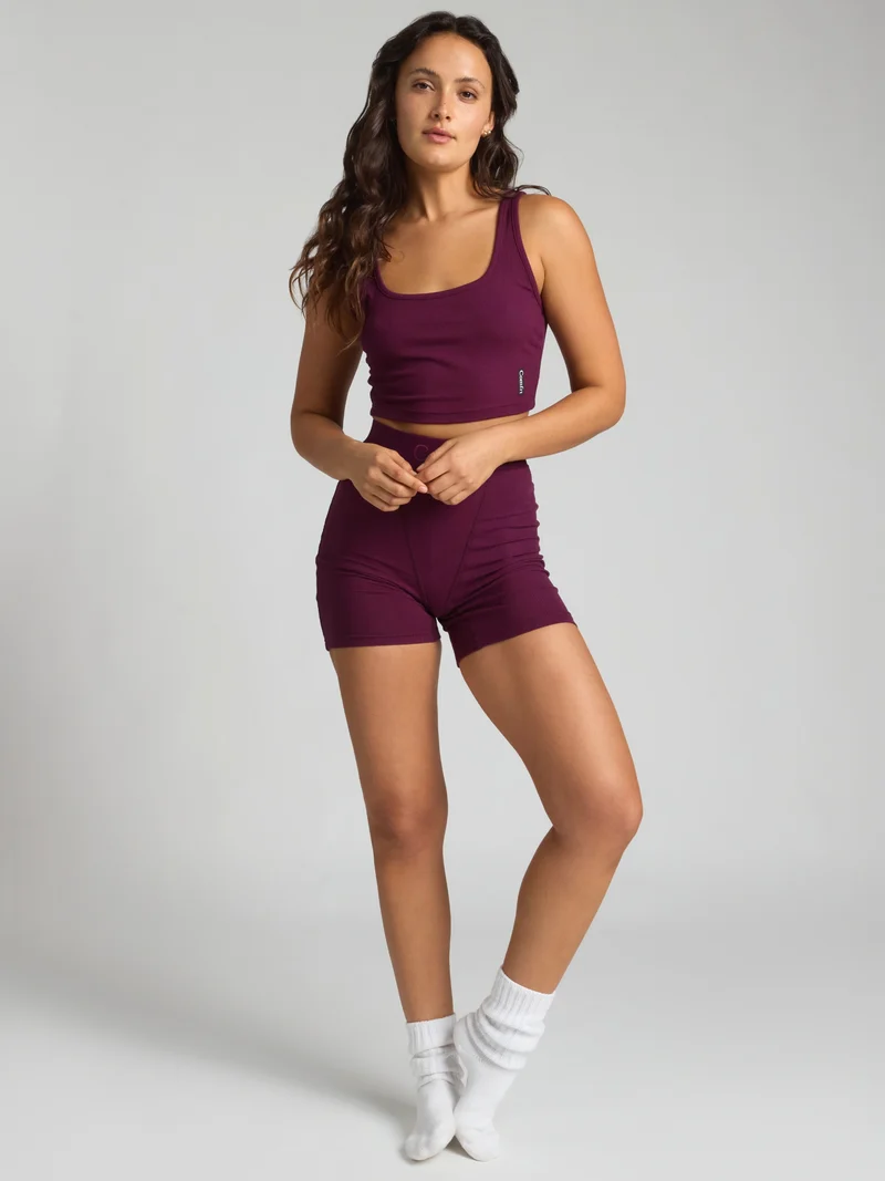 Rib Contour Crop Tank - Pre Order