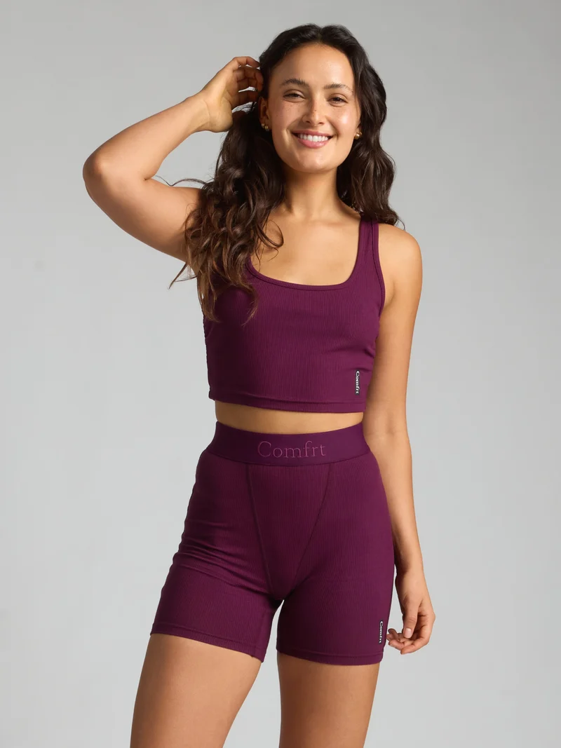 Rib Contour Crop Tank - Pre Order