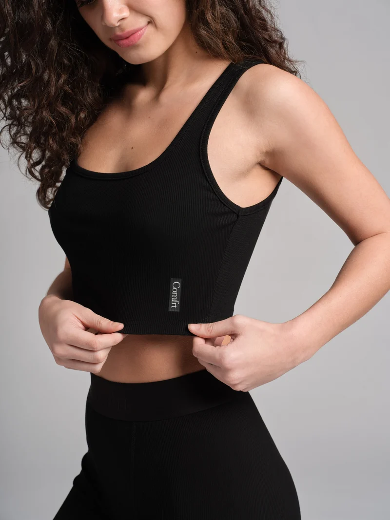 Rib Contour Crop Tank - Pre Order