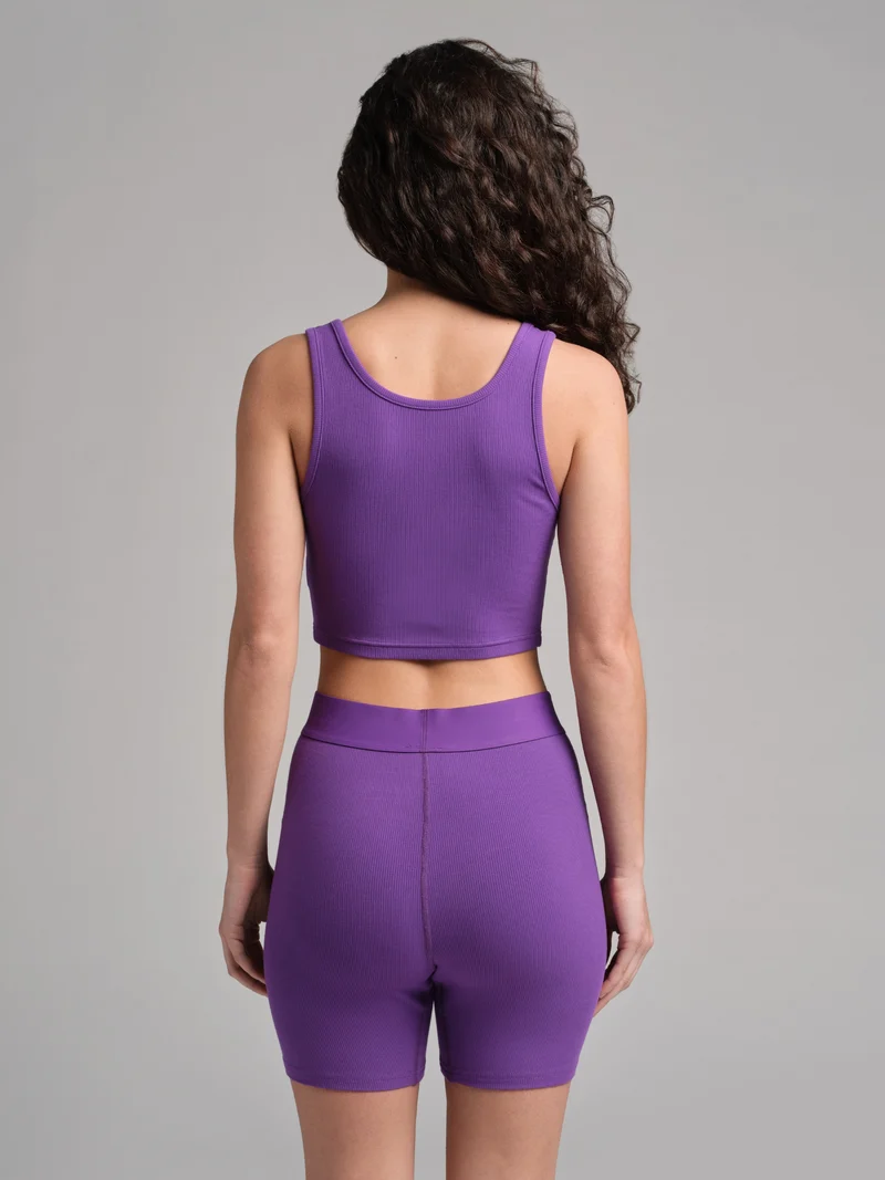 Rib Contour Crop Tank - Pre Order