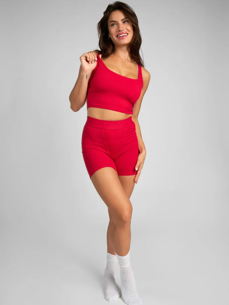 Rib Contour Crop Tank - Pre Order