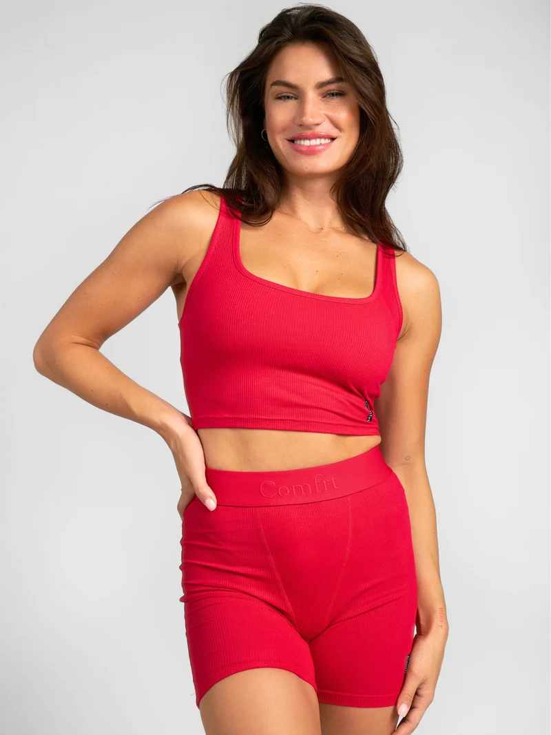 Rib Contour Crop Tank - Pre Order