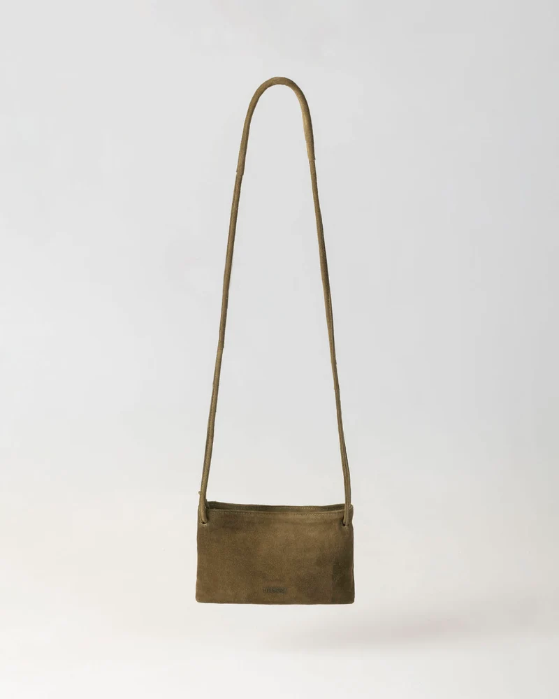 Bolso pequeño de ante