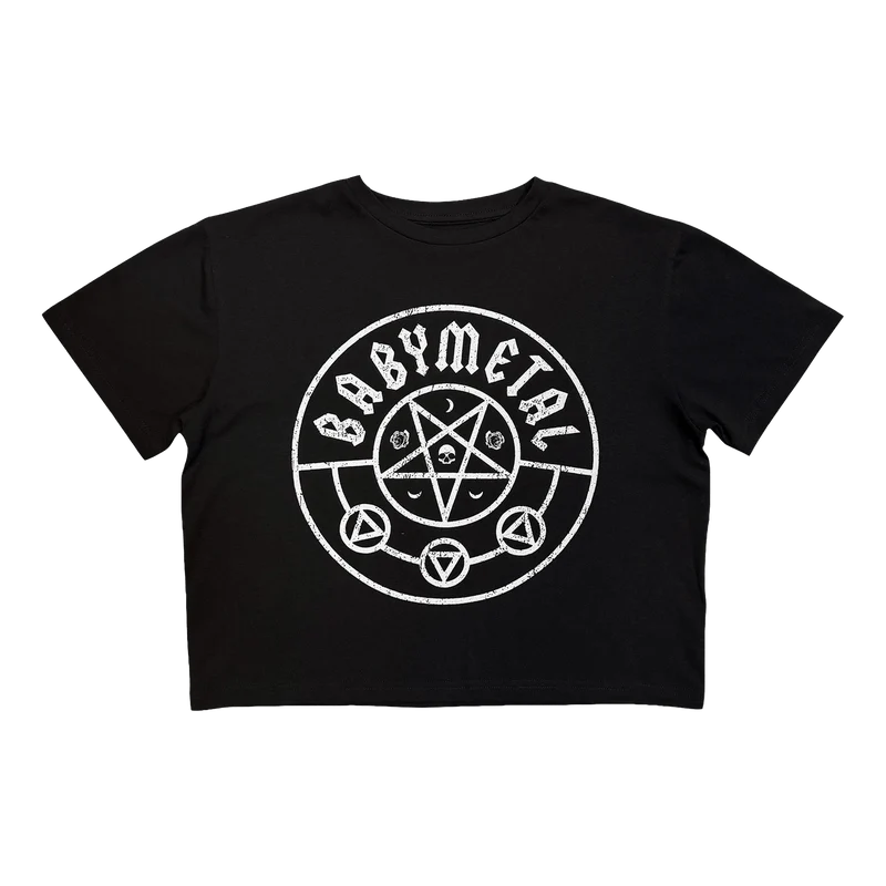 Babymetal - Camiseta Mujer Crop "Pentagram"