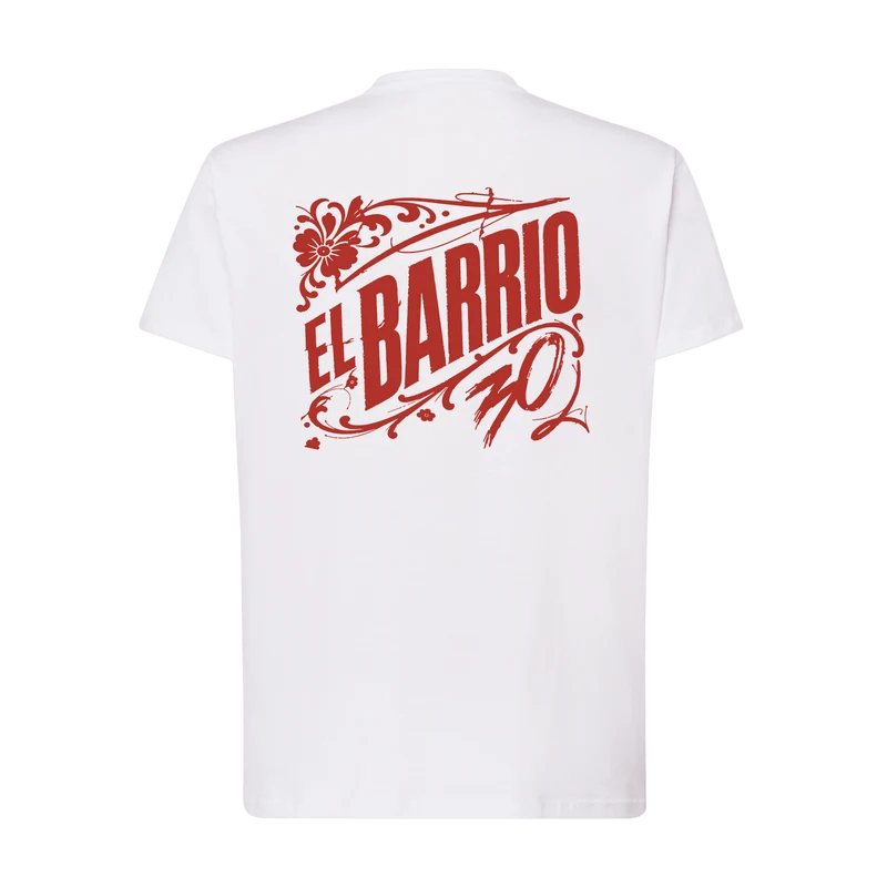 El Barrio - Camiseta Unisex Blanca "El Barrio 30"
