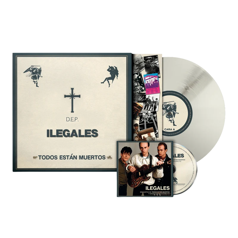 Ilegales - LP Vinilo Color Blanco + CD "Todos están muertos (Edición Deluxe)"