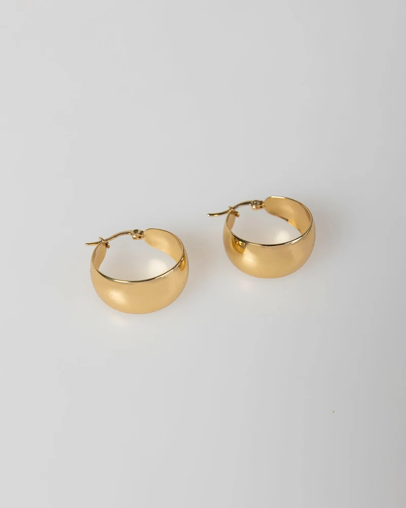 Pendientes aro pequeños color oro