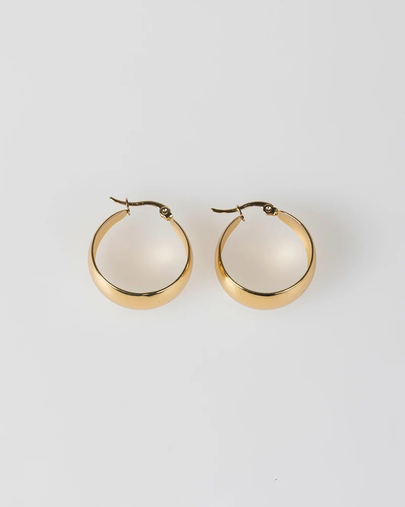 Pendientes aro pequeños color oro