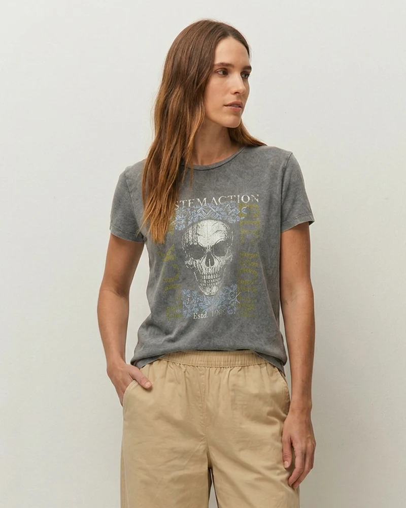 Camiseta manga corta print