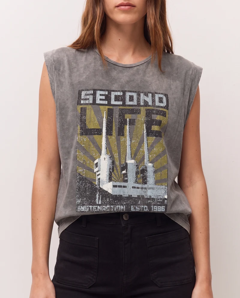 Camiseta tirantes print