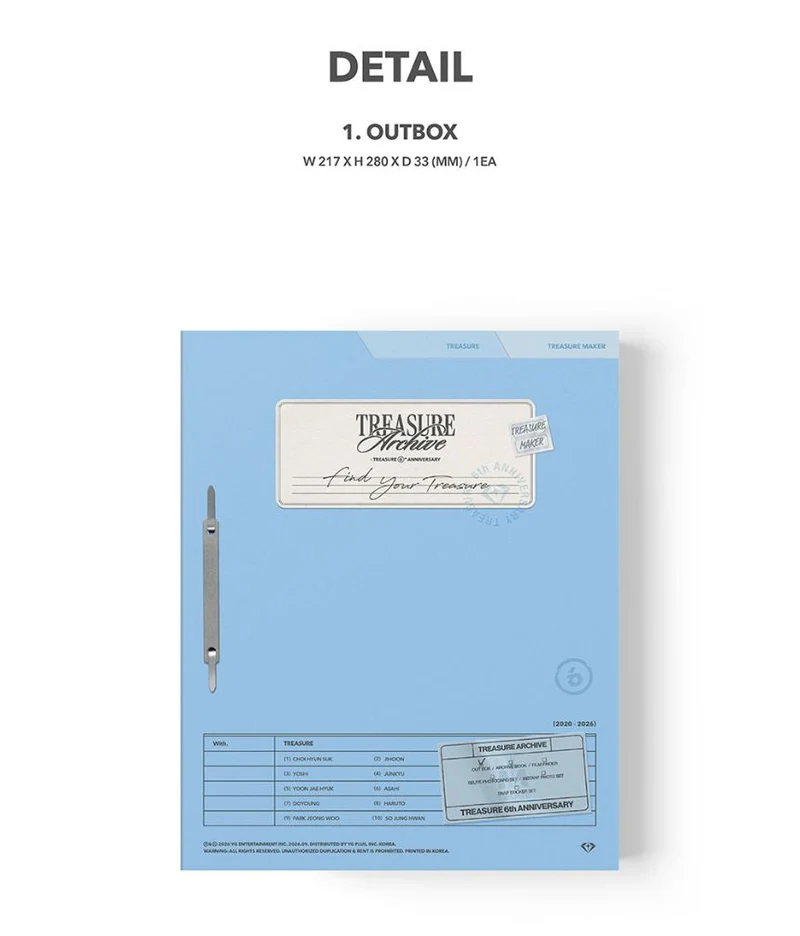 TREASURE - TREASURE ARCHIVE : TREASURE 6TH ANNIVERSARY