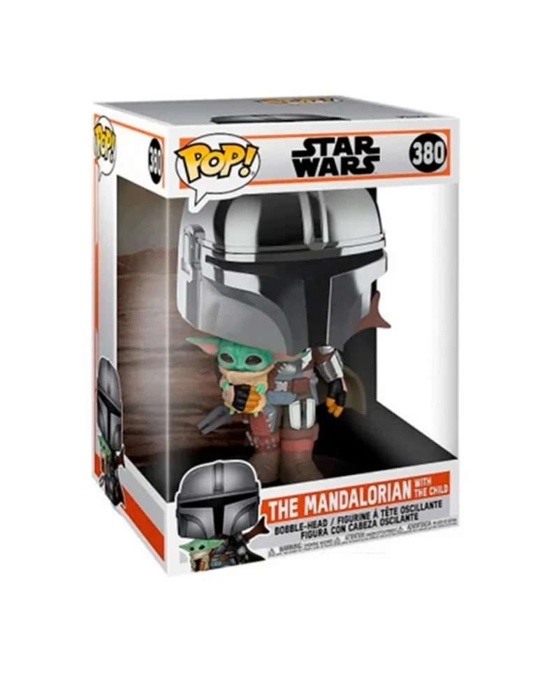 Funko POP! 380 Mandalorian with The Child 10" - Star Wars