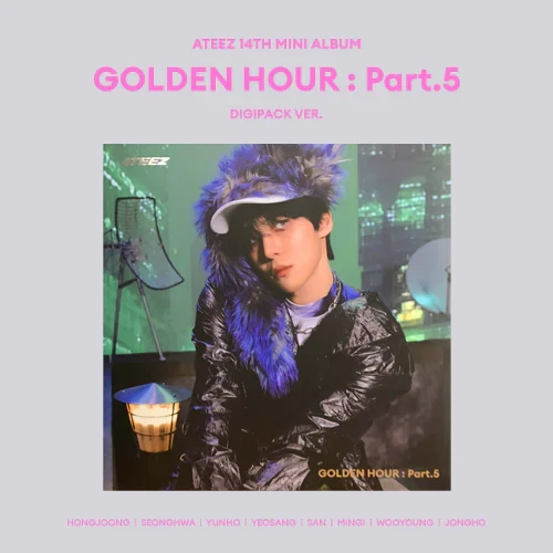 ATEEZ 14th Mini Album [GOLDEN HOUR : Part.5] (DIGIPACK Ver.)
