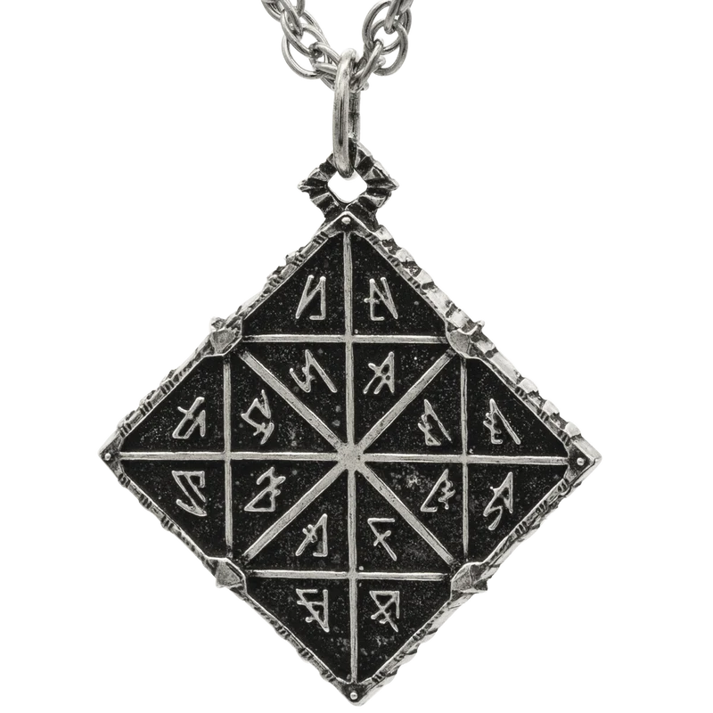 Medallón de tablilla de feruquimia - Plata