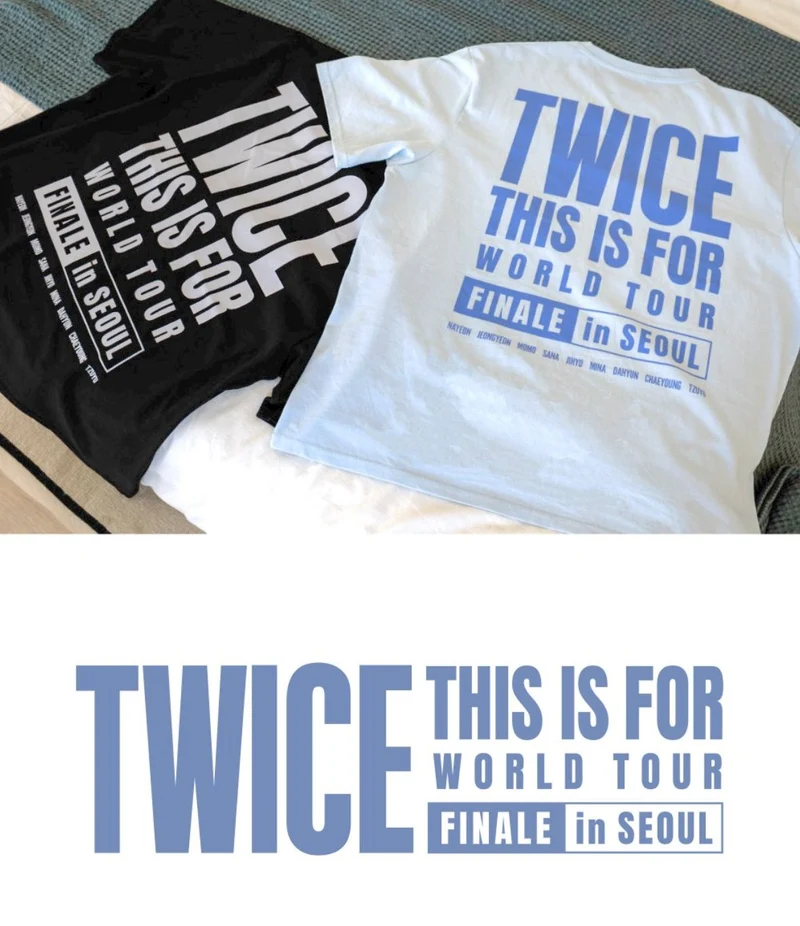 TWICE - T-SHIRT (2026 THIS IS FOR WORLD TOUR FINALE IN SEOUL MD)