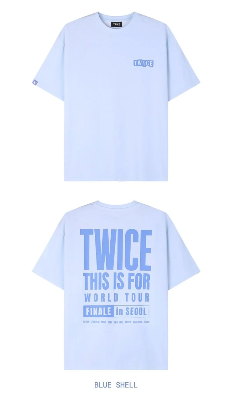 TWICE - T-SHIRT (2026 THIS IS FOR WORLD TOUR FINALE IN SEOUL MD)