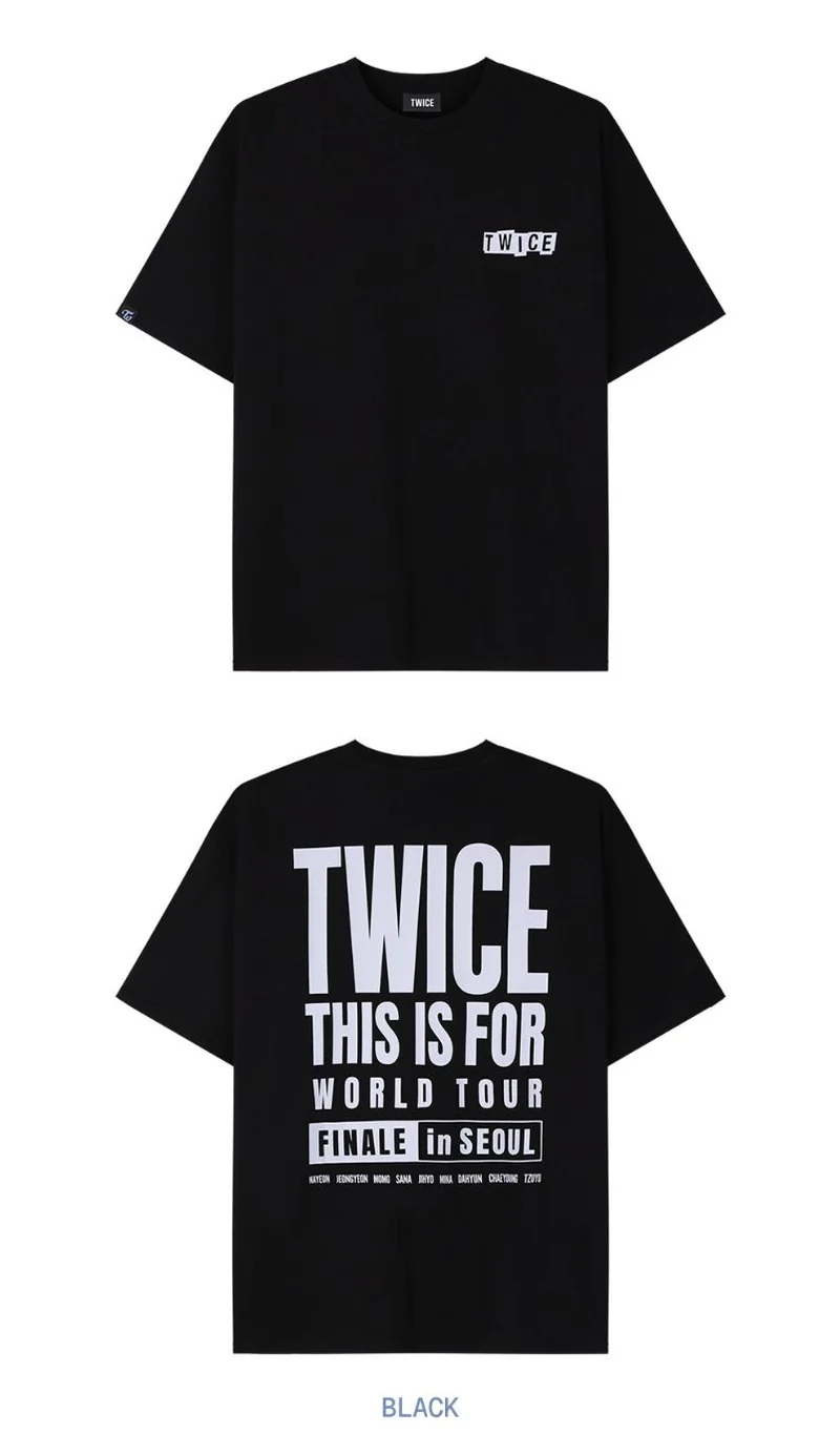 TWICE - T-SHIRT (2026 THIS IS FOR WORLD TOUR FINALE IN SEOUL MD)