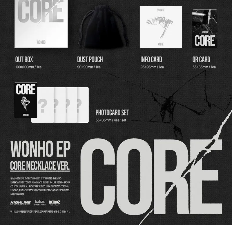 WONHO - CORE (CORE NECKLACE VER.)