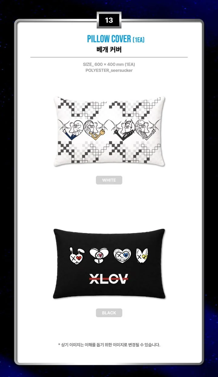 XLOV - PILLOW COVER (2026 ASIA TOUR 'SERVING-X' OFFICIAL CONCERT MD)