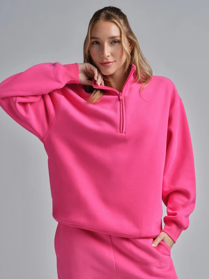 Basic Quarter Zip Mock Neck - Pre Order