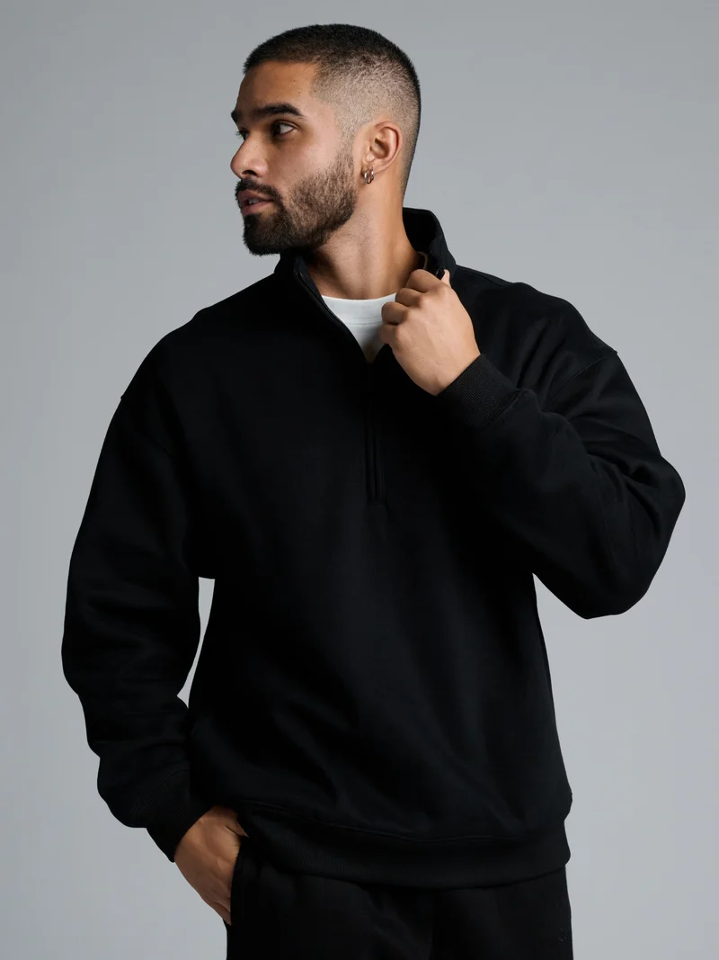 Basic Quarter Zip Mock Neck - Pre Order