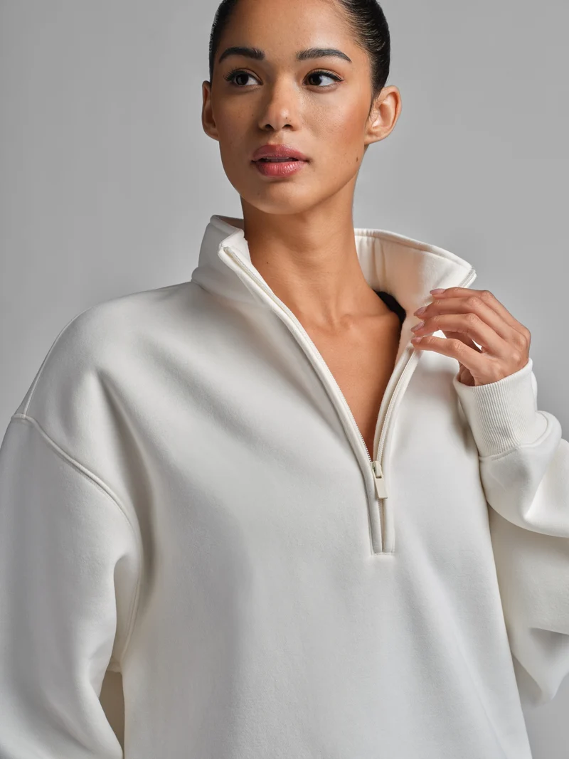 Basic Quarter Zip Mock Neck - Pre Order