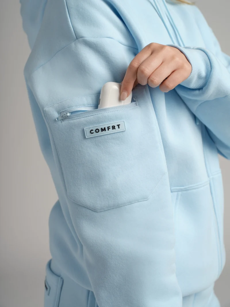 Airplane Mode Travel Zip Hoodie