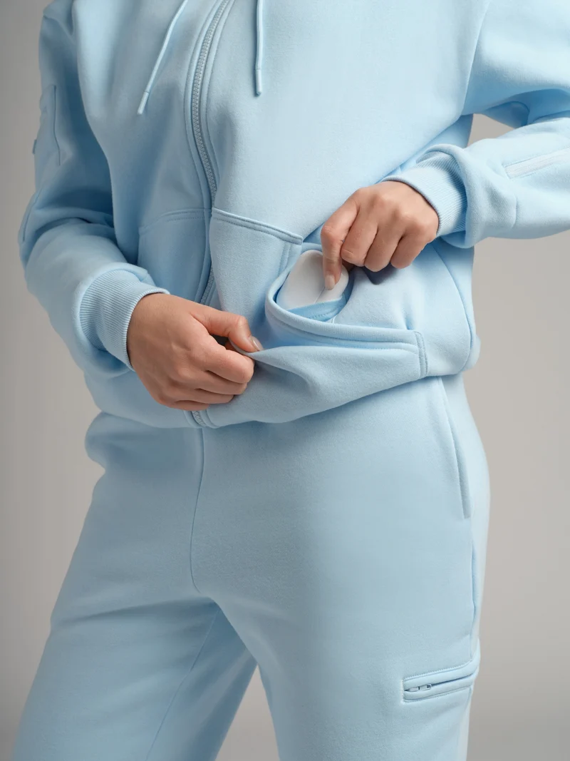 Airplane Mode Travel Zip Hoodie