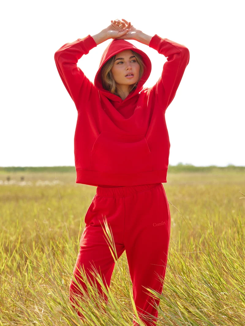 Halo Lightweight Crop Hoodie - Pre Order