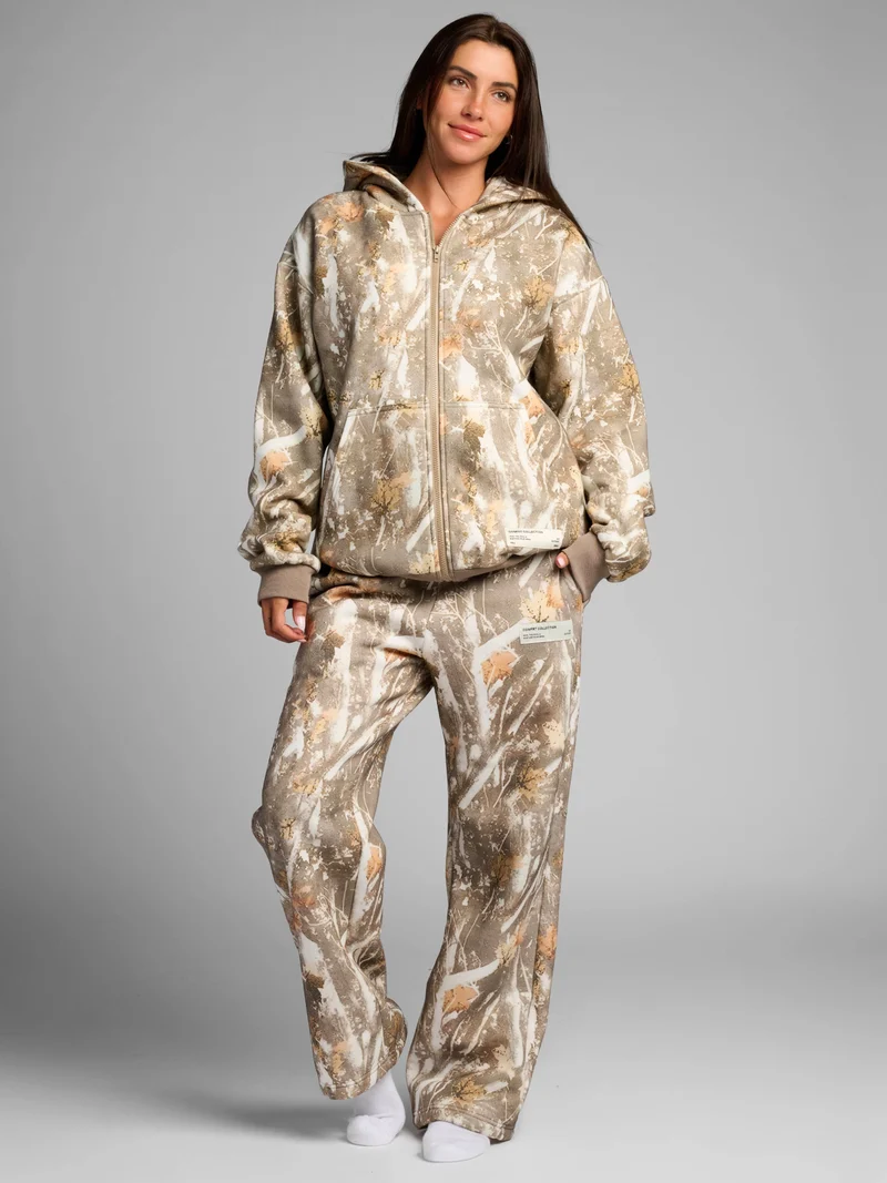 Camo Straight Leg Sweatpants