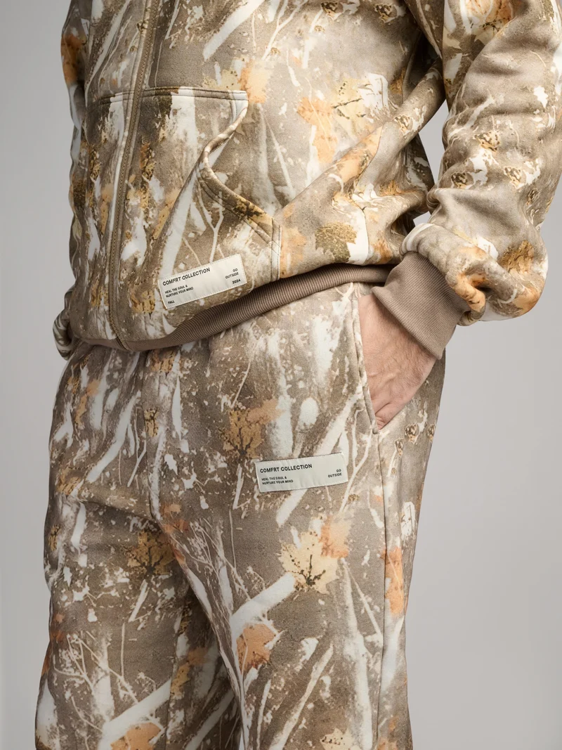 Camo Straight Leg Sweatpants
