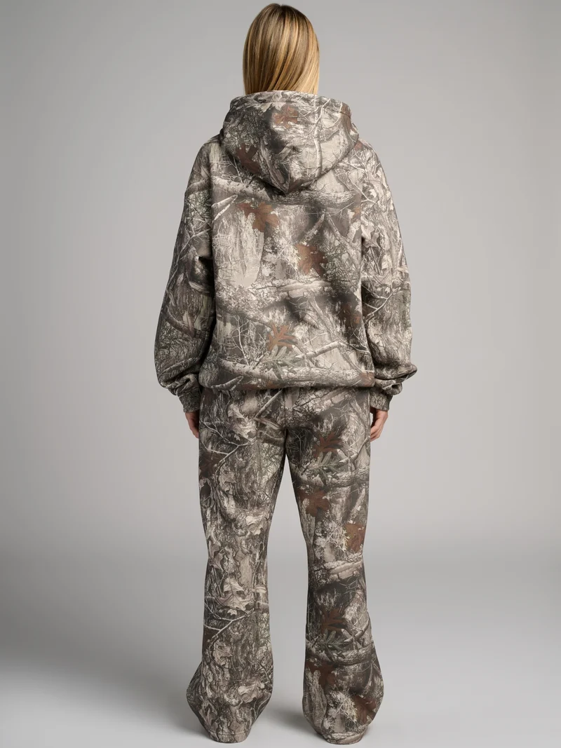 Camo Straight Leg Sweatpants